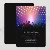 Invitation Silhouettes d'amis qui applaudissent (Devant / Derrière)