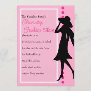 Invitation Silhouettes de mode