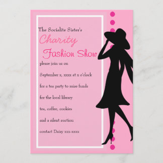 Invitation Silhouettes de mode