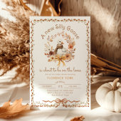 Invitation Silly Goose Baby shower d'automne neutre