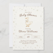 Invitation Silly Goose est sur le Baby shower libre (Devant)