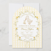 Invitation Silly Goose Gender neutral Whimsical Baby Shower (Devant)