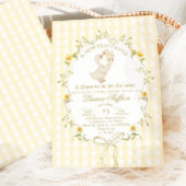 Invitation Silly Goose Gender neutral Yellow Baby Shower