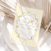 Invitation Silly Goose Gender neutral Yellow Baby Shower