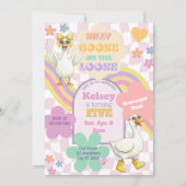 Invitation Silly Goose on the Loose Birthday (Devant)