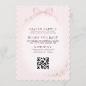 Invitation Silly Goose Pink Gingham All in One Baby Shower (Dos)