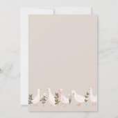 Invitation Silly Goose Rose Bow Girl Baby shower (Dos)