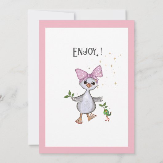 Invitation Silly Goose| Waddle This Way Welcome Sign (Dos)