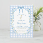 Invitation Silly Little Goose Baby Shower (Debout devant)