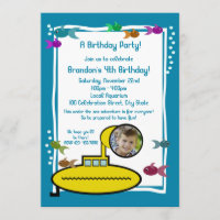 Silly Sub Aquarium Anniversaire