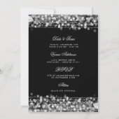 Invitation Silver 50th Birthday Enregistrer la date avec les  (Dos)