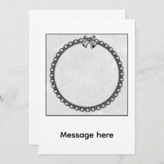 Invitation Silver Bells (Devant / Derrière)