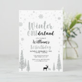 Invitation Silver, Black Winter Conederland 1er anniversaire  (Debout devant)