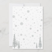 Invitation Silver, Black Winter Conederland 1er anniversaire  (Dos)