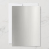 Invitation Silver Christmas Tree Winter Company Holiday (Dos)