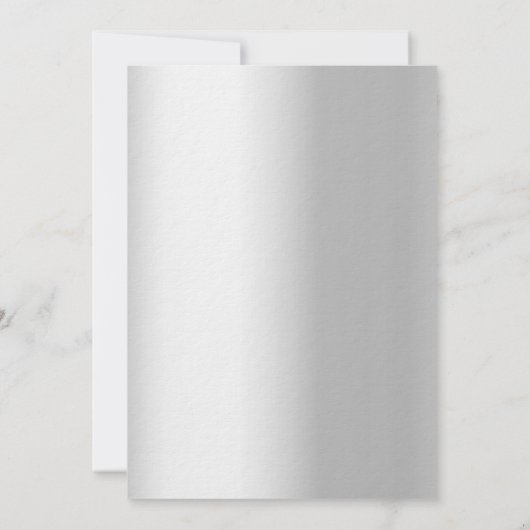 Invitation Silver diamants luxe 60e anniversaire mariage (Dos)