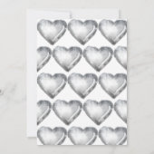 Invitation Silver Disco Balloon 1er anniversaire (Dos)