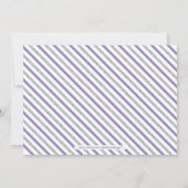 Invitation Silver | Fille, typographie moderne Baby Shower (Dos)