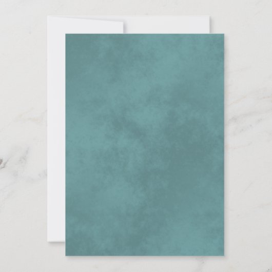 Invitation Silver Frills Elegant Mint Turquoise & Grey Mariag (Dos)
