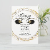 Invitation Silver & Gold Maquillage Eyelashes Glam Beauty Par (Debout devant)