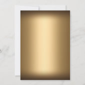 Invitation Silver Gold Princess Masquerade Sweet 16 Invitatio (Dos)