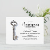 Invitation Silver Key Housewarming Party (Debout devant)