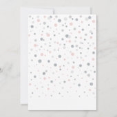 Invitation Silver & Pink Balloons Moderne 18e fête d'annivers (Dos)