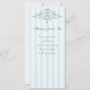 Invitation Silver Princess Filigree