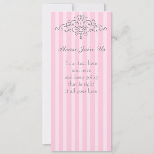 Invitation Silver Princess Filigree (Devant)