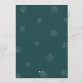 Invitation Silver Snowflake Winter Onderland 1st Birthday (Dos)