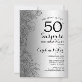 Invitation Silver Surprise 50e anniversaire (Devant)