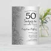 Invitation Silver Surprise 50e anniversaire (Debout devant)