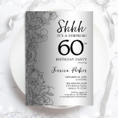 Invitation Silver Surprise 60e anniversaire