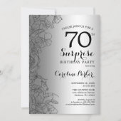 Invitation Silver Surprise 70e anniversaire (Devant)
