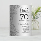 Invitation Silver Surprise 70e anniversaire (Debout devant)
