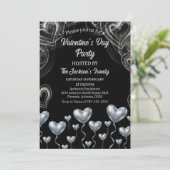 Invitation SilverHearts Valentine's Day Party (Debout devant)