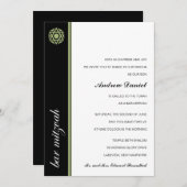 Invitation Simcha Bar Mitzvah (Devant / Derrière)