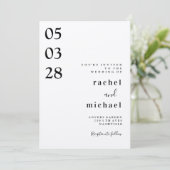 Invitation simple (Debout devant)