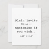 Invitation simple.. (Devant)