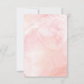 Invitation Simple 40 et fabuleux Rose photo Gold 40e annivers (Dos)