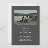 Invitation Simple 5 photo Collage de la fête de graduation (Dos)