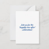 Invitation simple à désherber plat (Dos)