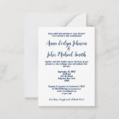 Invitation simple à désherber plat (Devant)