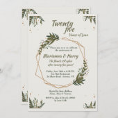 Invitation simple à la couronne (Devant / Derrière)