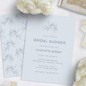 Invitation simple à la douche nuptiale