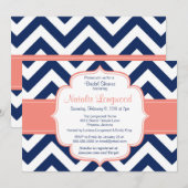 Invitation simple à la douche pour bébé ou bébé en (Devant / Derrière)