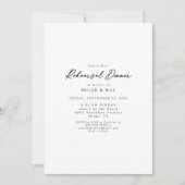 Invitation simple à la répétition de la marine (Devant)