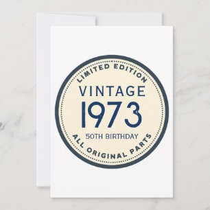 INVITATION SIMPLE ANNIVERSAIRE PERSONNALISÉ