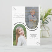 Invitation simple anniversaire pour frères et sœur (Debout devant)