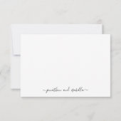 Invitation Simple Annonce de Report de Mariage (Dos)